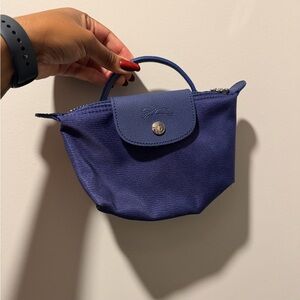 Blue Mini Longchamp Bag